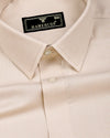Amora Cream Dobby Premium Giza Cotton Shirt