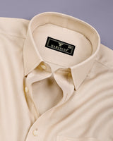 Amora Cream Dobby Premium Giza Cotton Shirt
