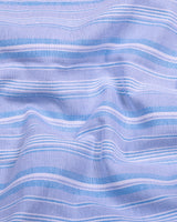 Brizon Blue Stripe Oxford Cotton Formal Shirt