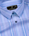 Brizon Blue Stripe Oxford Cotton Formal Shirt