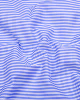 Kavor Blue With White Stripe Premium Giza Shirt