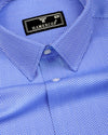 Ziven Blue With White Stripe Italian Giza Shirt
