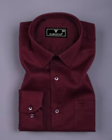 Velaro Cherry Red Soft Cotton Shirt