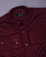 Velaro Cherry Red Soft Cotton Shirt