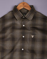 Mavon Brown Check Brushed Cotton Shirt