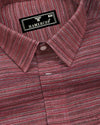 Aosta Multicolor Weft Stripe Linen Cotton Shirt
