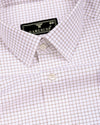 Havion Cream Small Check Premium Giza Shirt