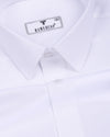 Cinchona White Solid Premium Giza Cotton Shirt
