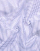 Arix Gray Small Graph Check Premium Giza Shirt