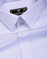 Arix Gray Small Graph Check Premium Giza Shirt
