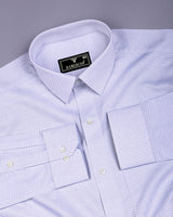 Arix Gray Small Graph Check Premium Giza Shirt