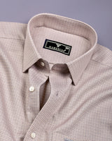 Arosa Cream Dobby Premium Giza Shirt