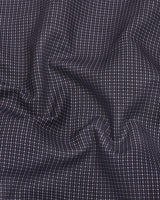 Volka Black Jacquard Dobby Cotton Shirt