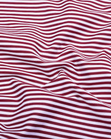 Eternity Red With White Stripe Premium Giza Designer Shirt