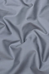 Cloud Grey Solid Cotton Shirt