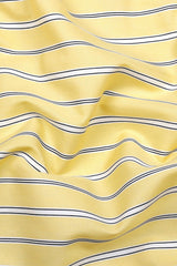 Muse Yellow with White Stripe Cotton Shirt