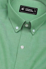 Arctic Pista Solid Oxford Cotton Shirt