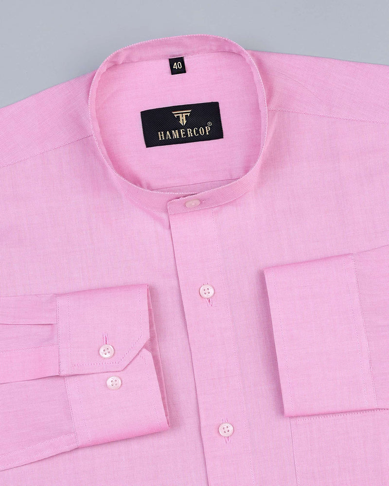 Arizona Pink FilaFil Premium Cotton Solid Shirt