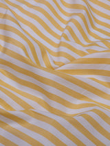 Tenex-Yellow Soft Stripe Yarndye Premium Gizza Cotton Shirt