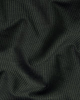 Cobra Green Dot Printed Solid Cotton Formal Shirt
