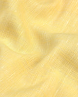 Pelican Yellow Laxurious  Linen Cotton Shirt