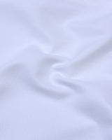 White Dobby Jacquard With Black Cuff Collar Corporate Shirt