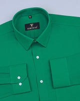 Green Heavy Oxford Solid Cotton Shirt