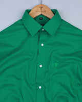 Green Heavy Oxford Solid Cotton Shirt
