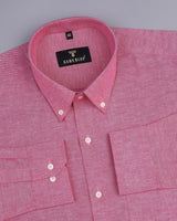 Mystic Pink Oxford Cotton Solid Formal Shirt