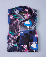 Disney Alice In Wonderland Printed Multi Color Cotton Shirt