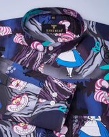 Disney Alice In Wonderland Printed Multi Color Cotton Shirt