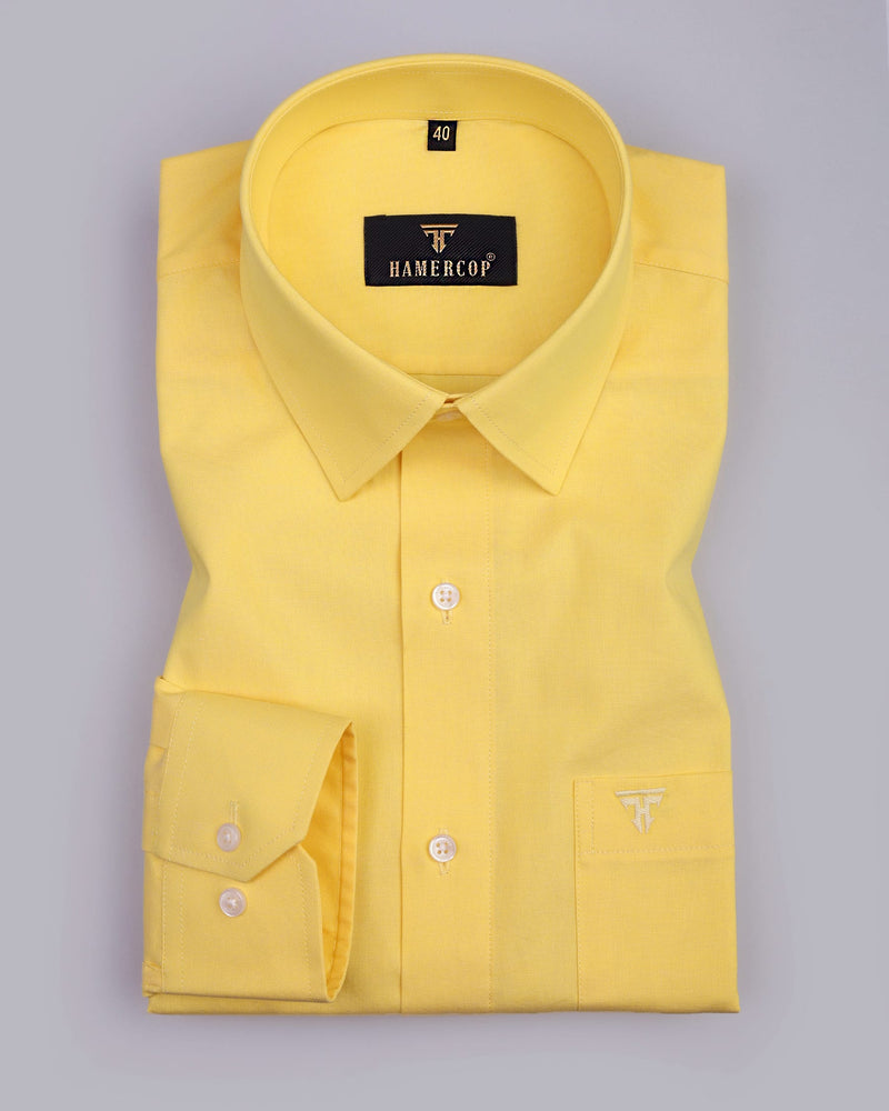 Ripe Banana Yellow Laxurious Oxford Formal Shirt