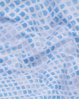 Blue Raindrops Printed Designer Premium Cotton Shirt