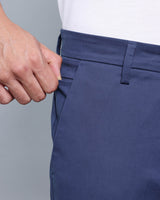 Mets Blue Stretch Cotton Chinos